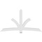 Ekena Millwork Davenport Architectural Grade PVC Gable Bracket, 96"W x 52"H x 4"D x 6"F, 13/12 Pitch GBP096X52X0406DAV00 - alternate 5